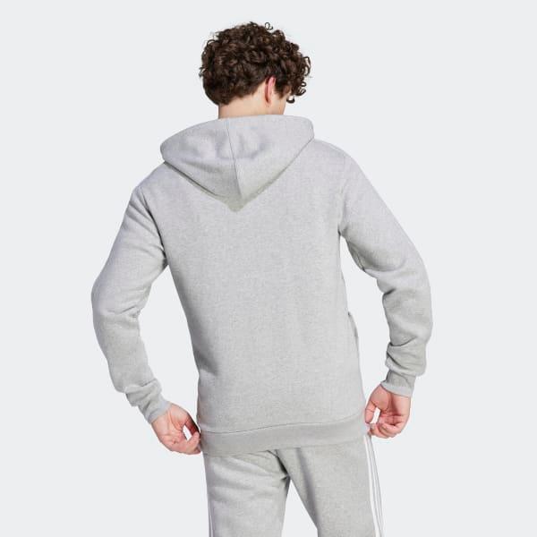 Essentials Fleece 3-Stripes Full-Zip Hoodie Product Image