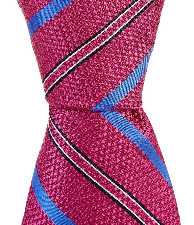 Cremieux Stripe 3 1/4#double; Woven Silk Tie Product Image