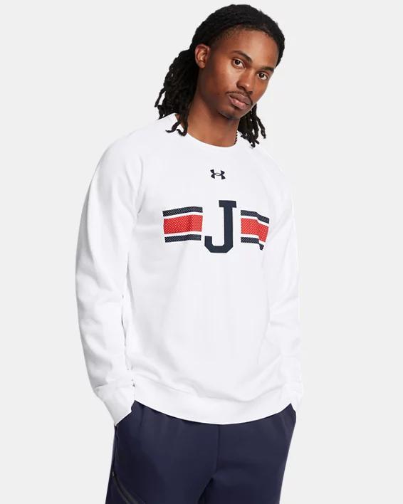 Mens UA Rival Fleece Collegiate Crew Product Image