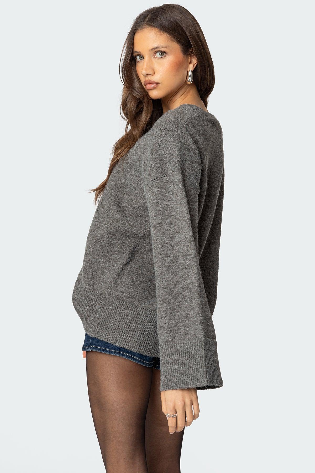 Montana Oversized Button Sweater Product Image