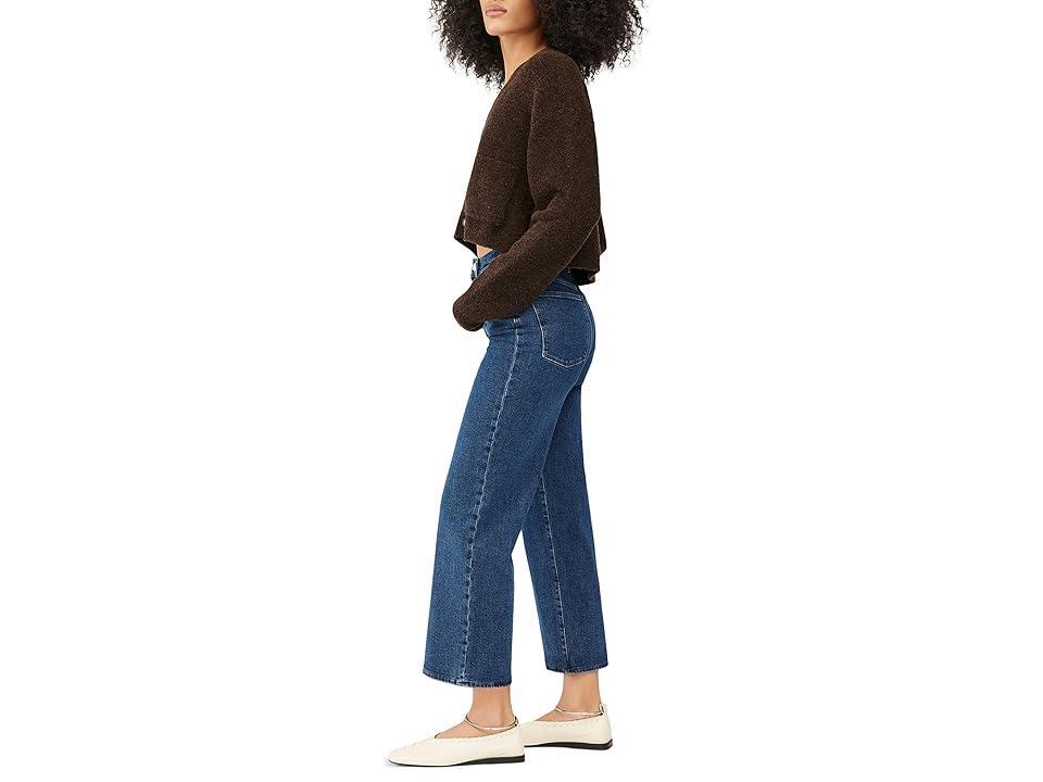 DL1961 Hepburn Wide Leg High-Rise Vintage Ankle in Seacliff (Seacliff) Women's Jeans Product Image