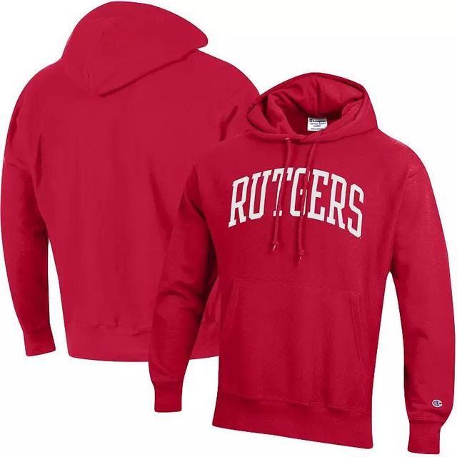 Mens Champion Cardinal Stanford Cardinal Team Arch Reverse Weave Pullover Hoodie Product Image