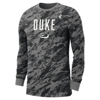 Duke Nike Men's College Crew-Neck Long-Sleeve T-Shirt Product Image