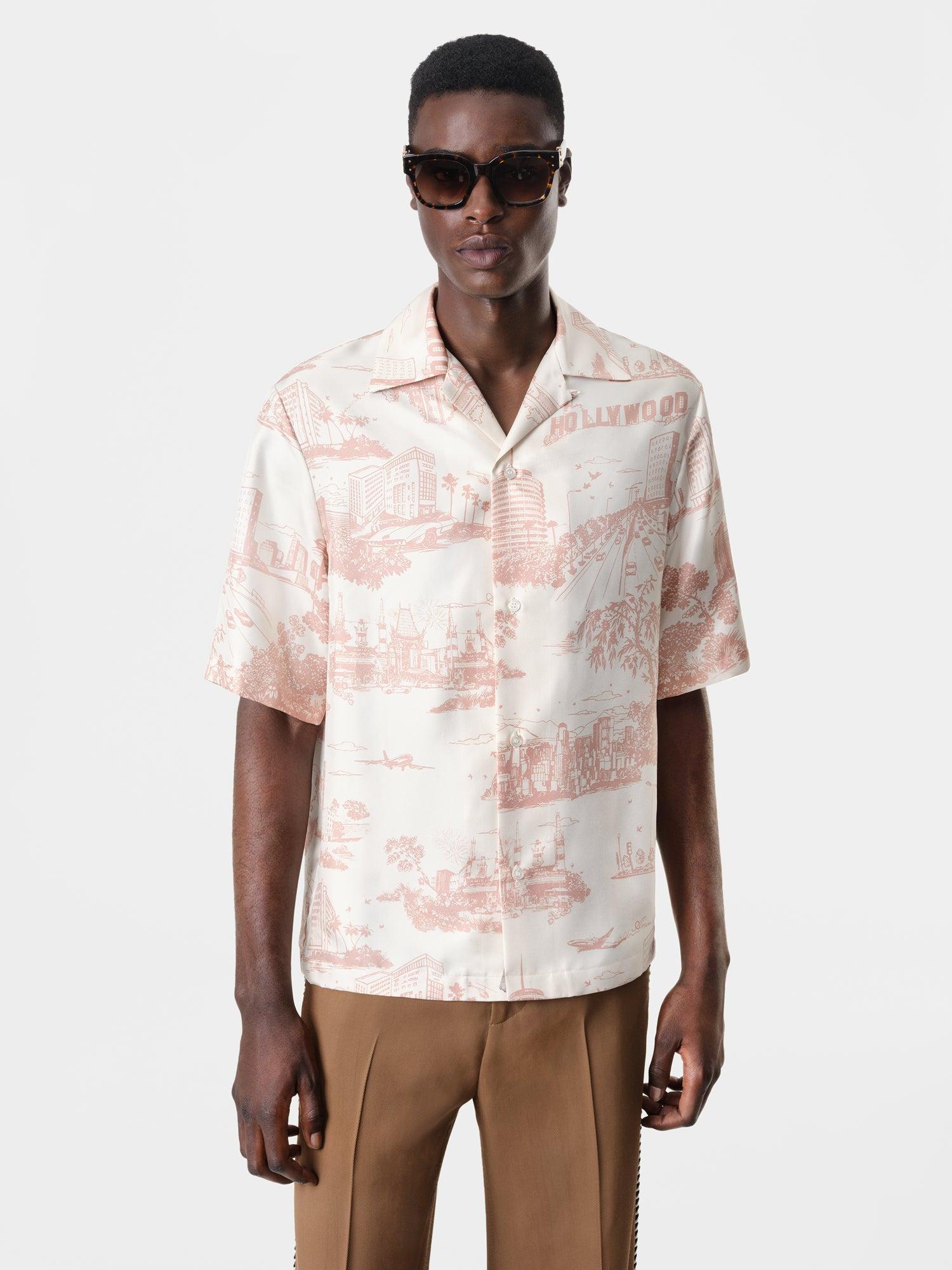 LA LANDMARK BOWLING SHIRT - Alabaster Male Product Image