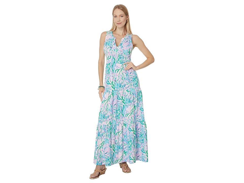 Womens Sydnee Tiered Floral Maxi Dress Product Image