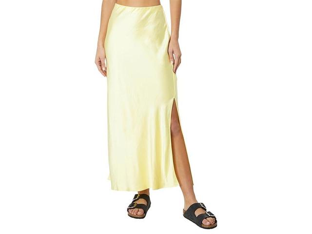 Madewell Satin Slip Skirt Product Image