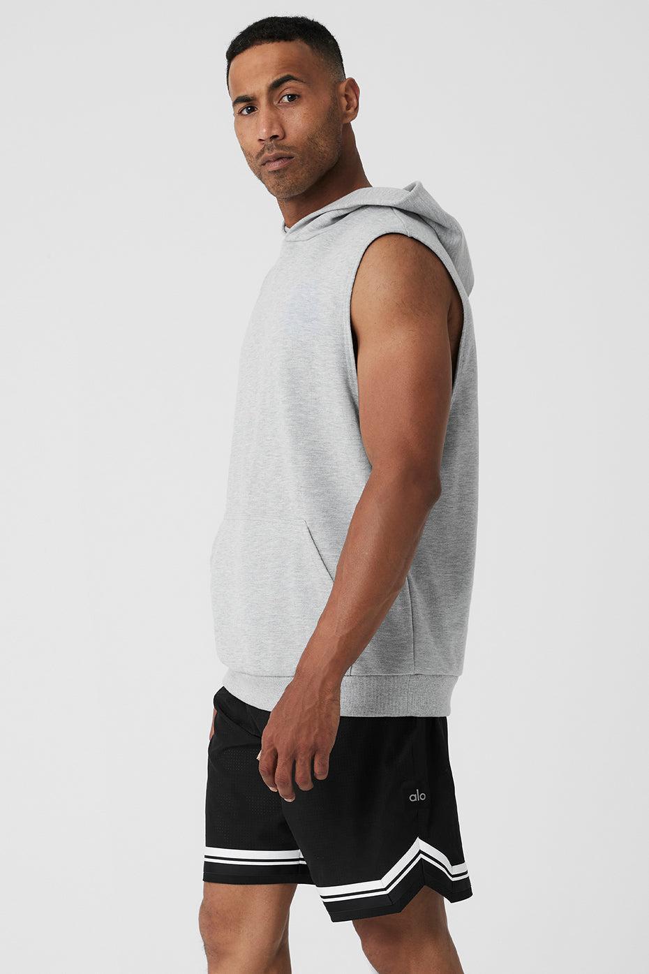 Chill Sleeveless Hoodie - Athletic Heather Grey Product Image