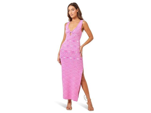 L*Space Florence Dress (Raspberry) Women's Dress Product Image