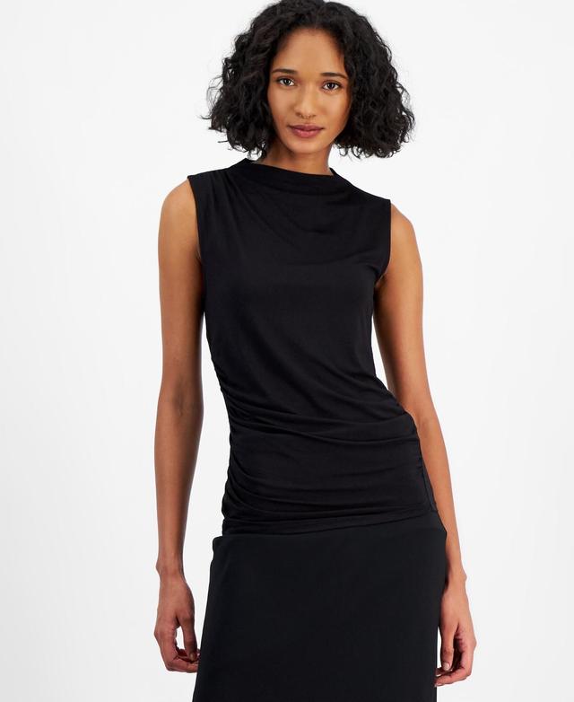 Bar Iii Womens Crewneck Sleeveless Blouse, Created for Macys Product Image