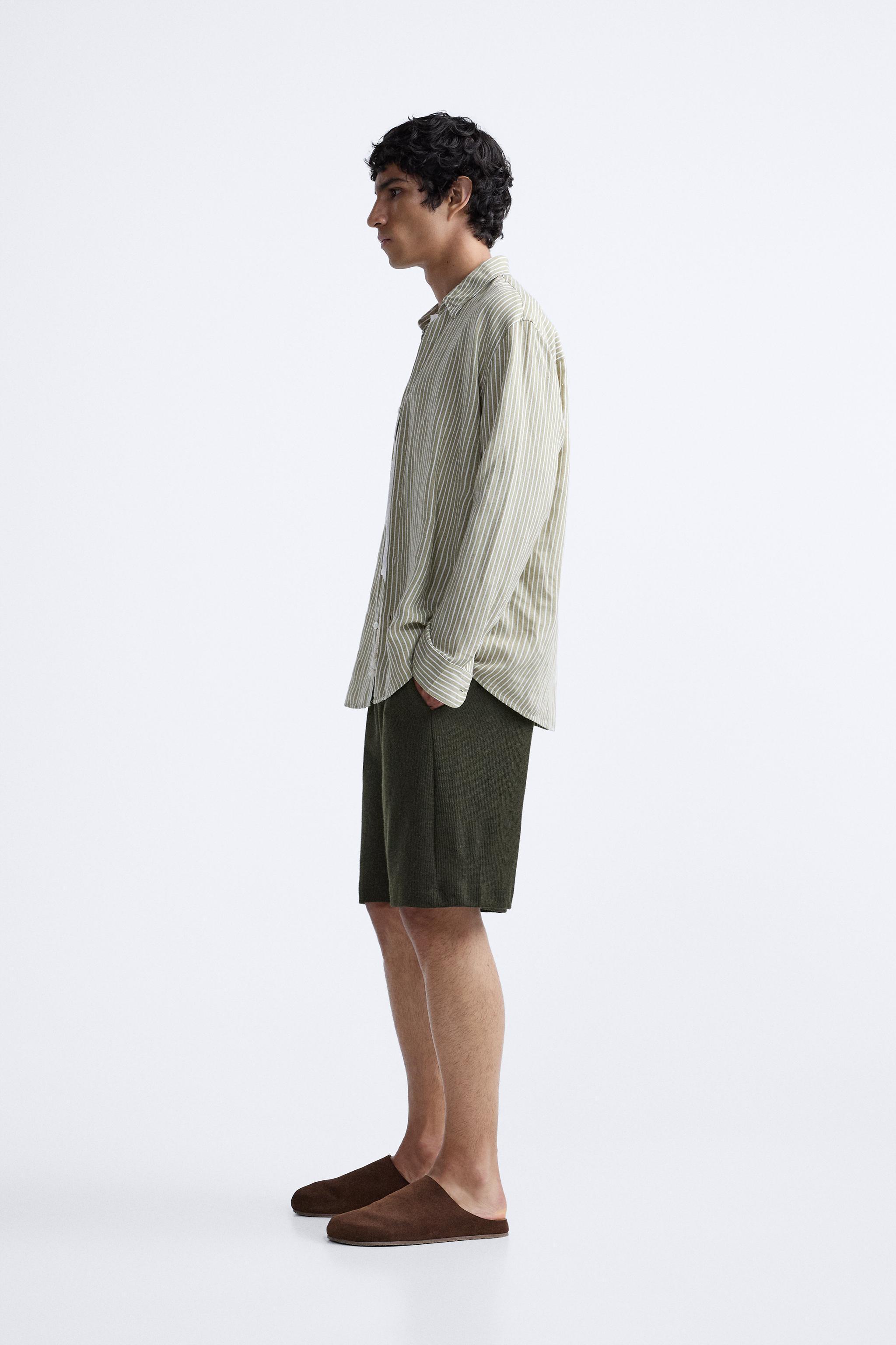 TEXTURED JOGGER SHORTS Product Image