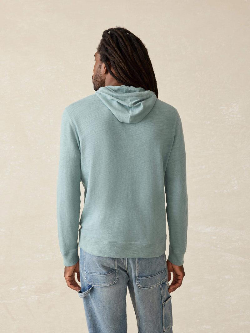 Sunwashed Slub Hoodie - Ocean Glass Product Image