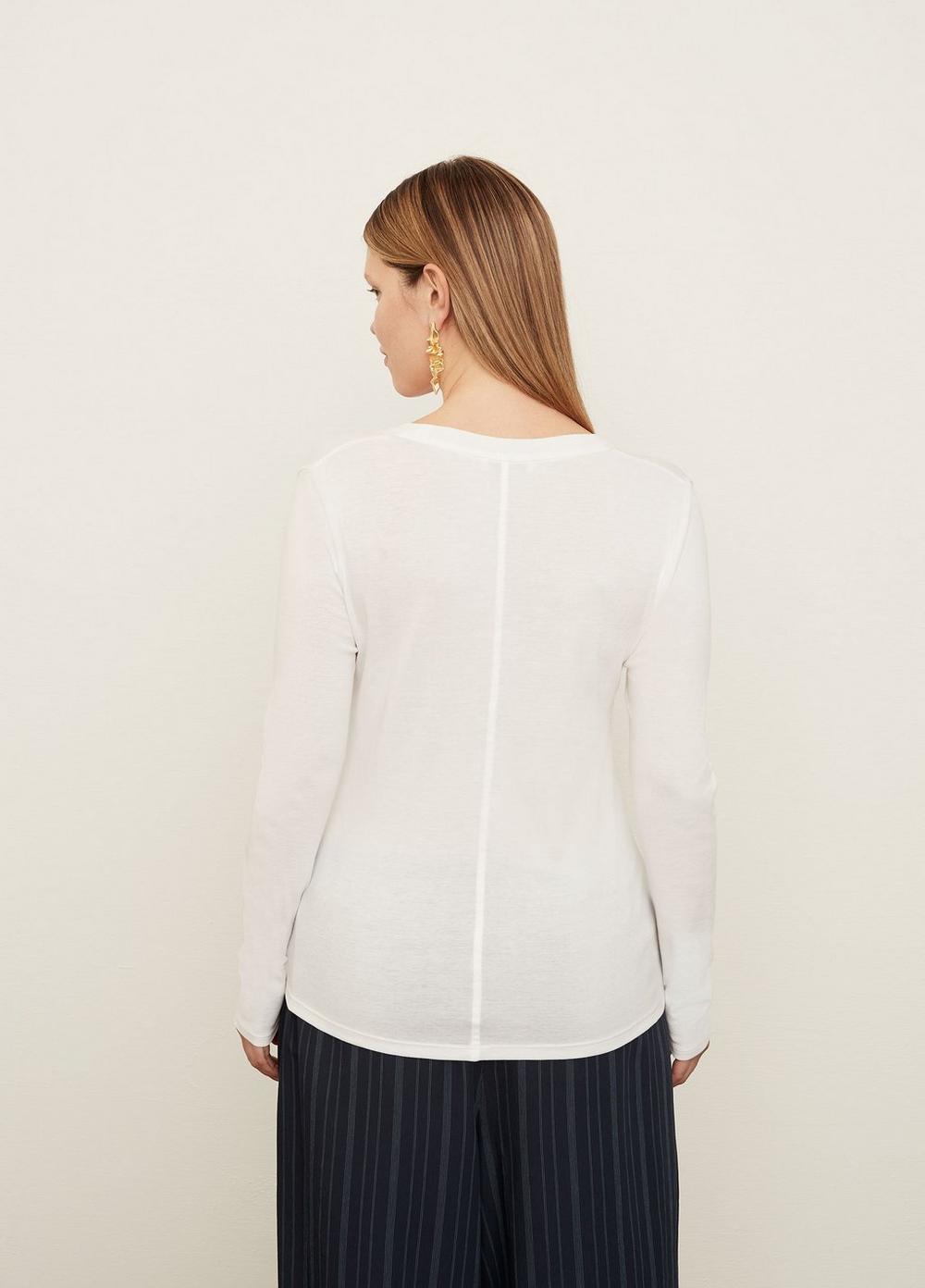 Scoop Neck Long Sleeve T-Shirt Product Image