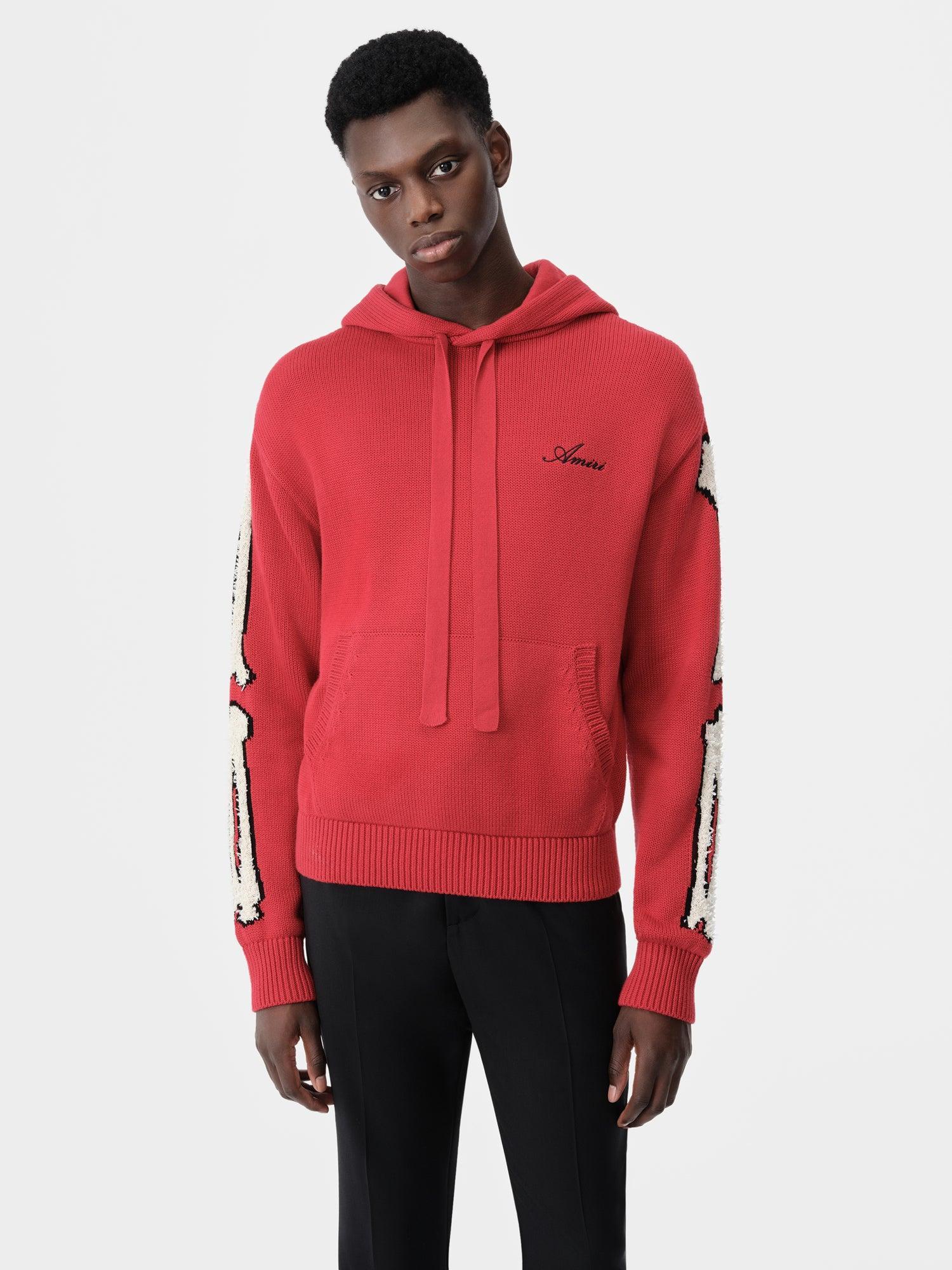 BONES HOODIE - Red Male Product Image