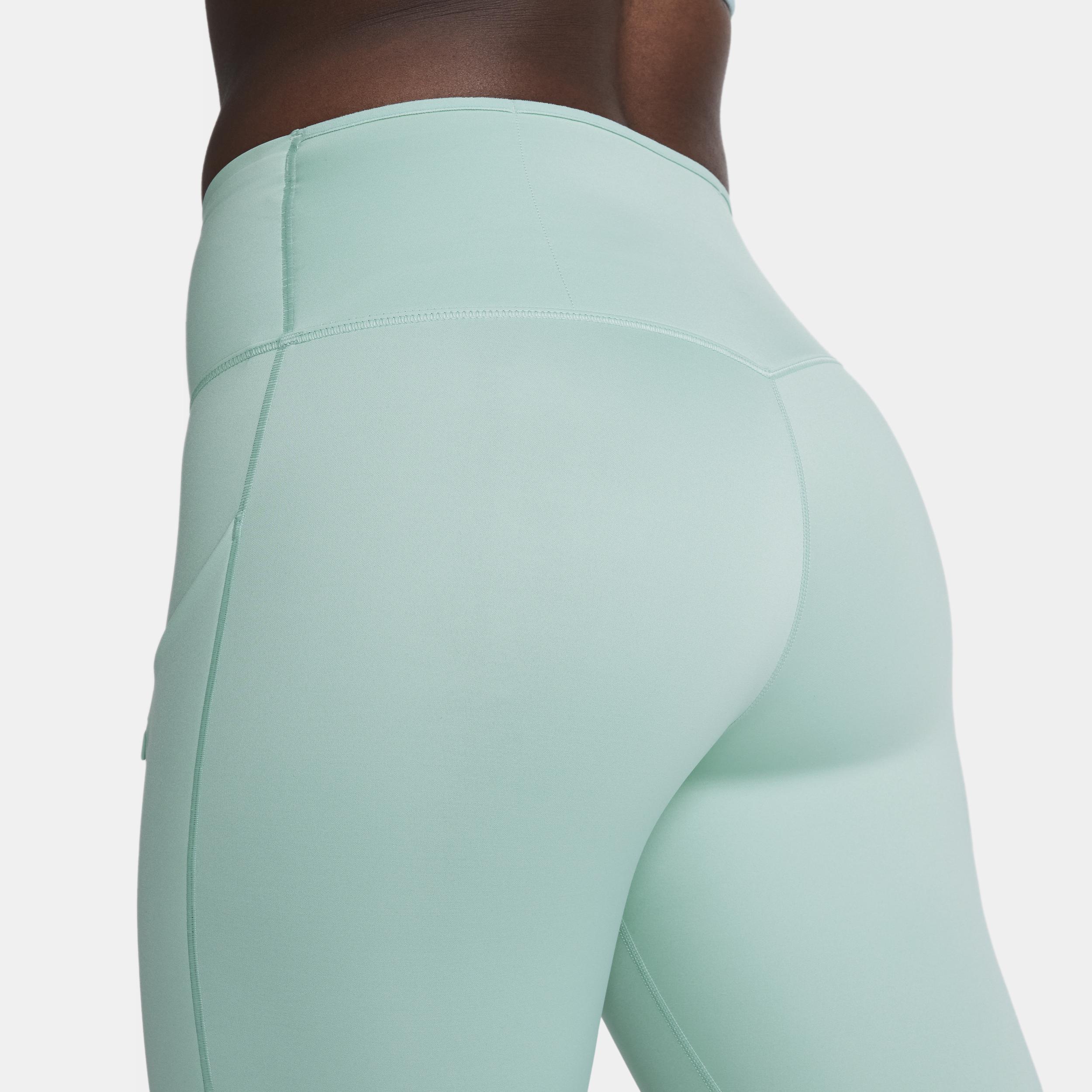 Nike Womens Go Firm-Support Mid-Rise Full-Length Leggings with Pockets Product Image