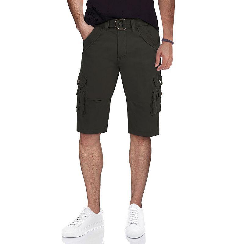 X-Ray Mens Belted Double Pocket Cargo Shorts Product Image