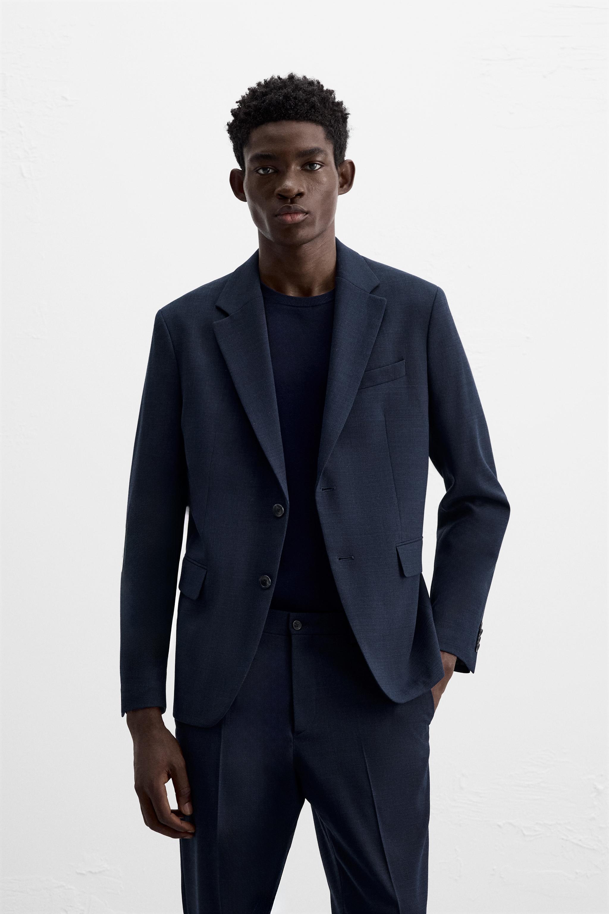 TEXTURED SUIT JACKET Product Image