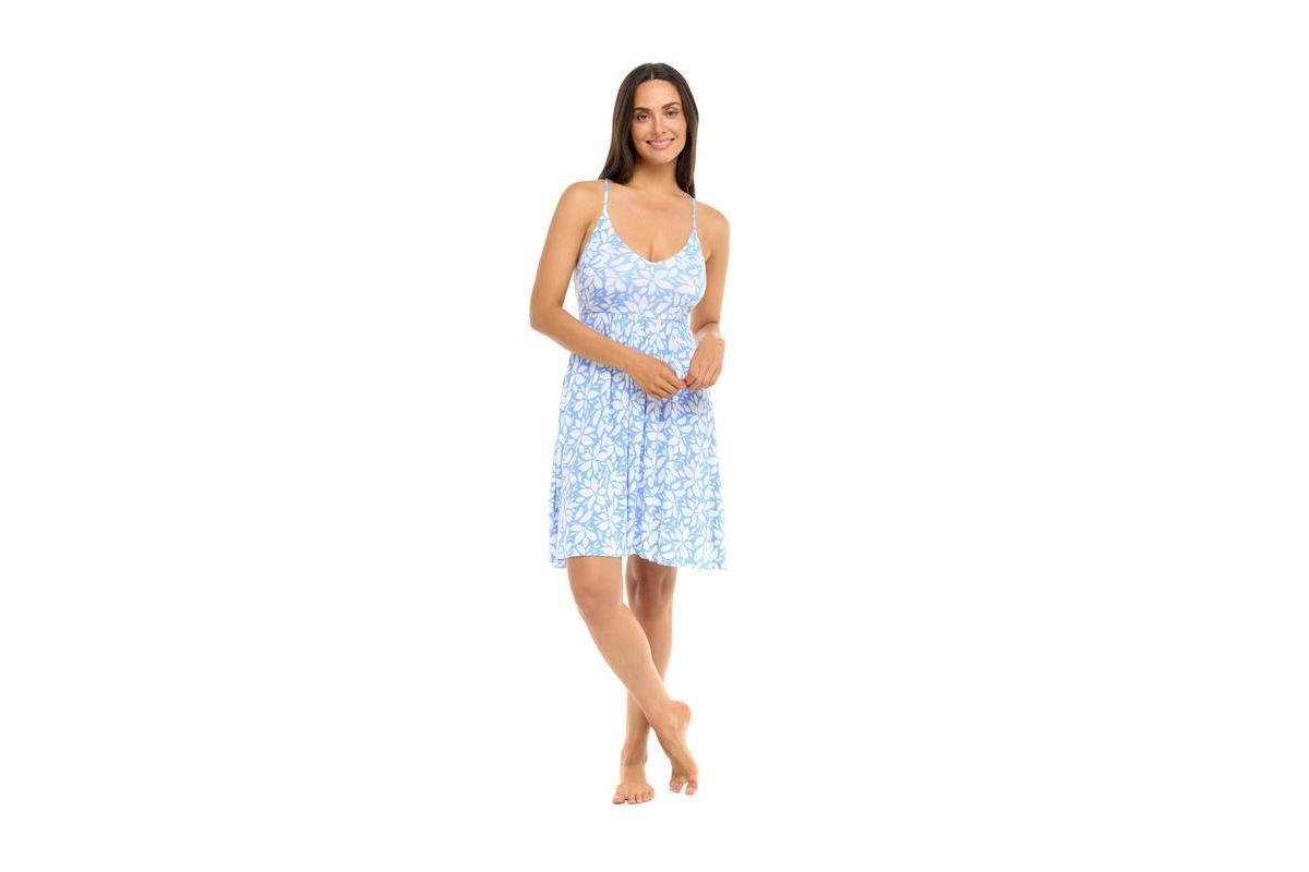 Body Glove Womens Petals Ivy Dress Cover Up - Periwinkle Product Image