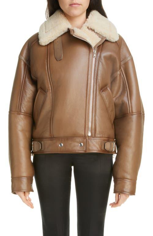 Acne Studios Genuine Shearling Moto Jacket Product Image