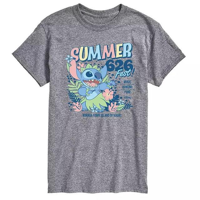 Disneys Lilo & Stitch Mens Summer 626 Fest Graphic Tee Product Image