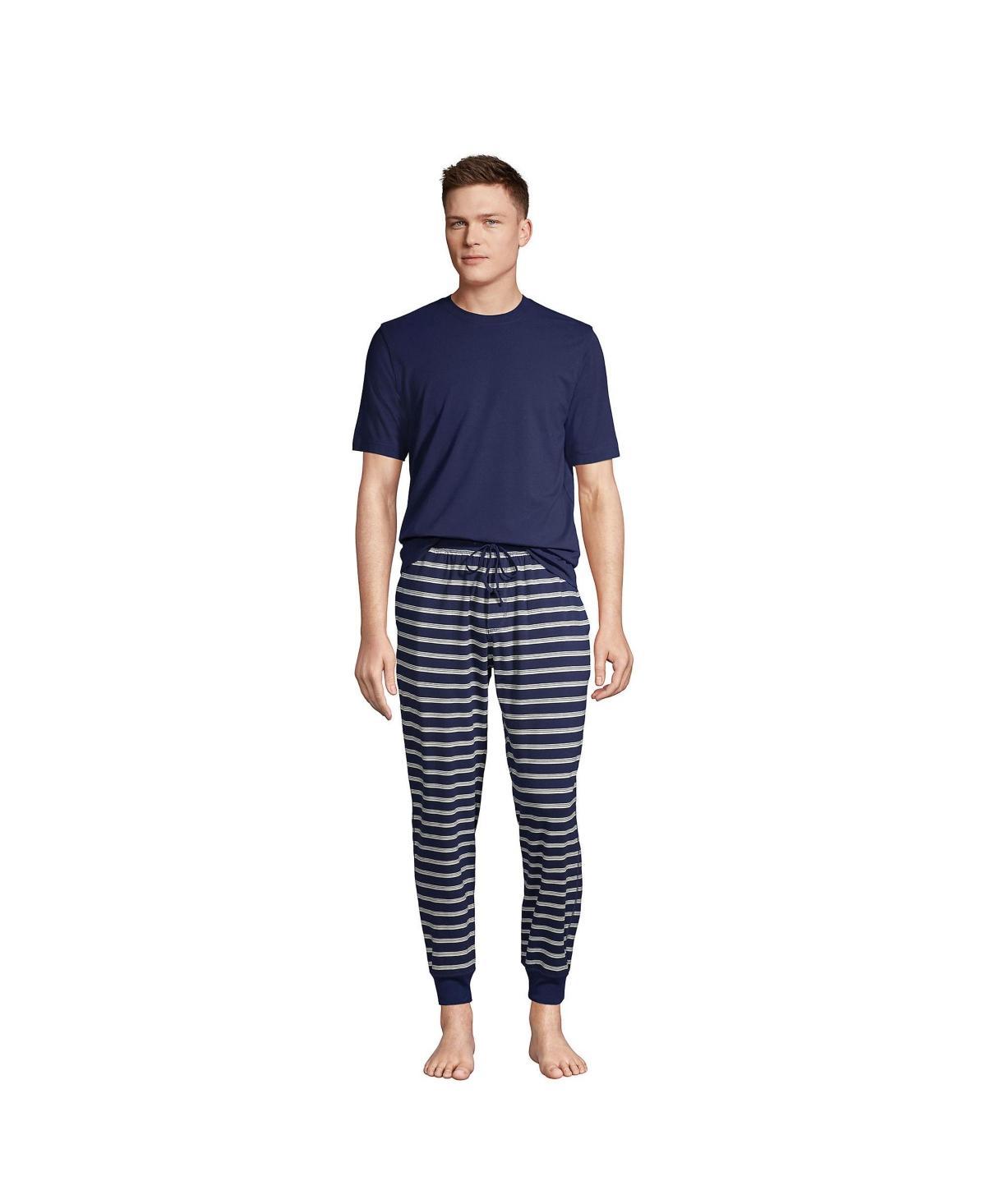 Mens Lands End Jersey Pajama Sleep Set Product Image