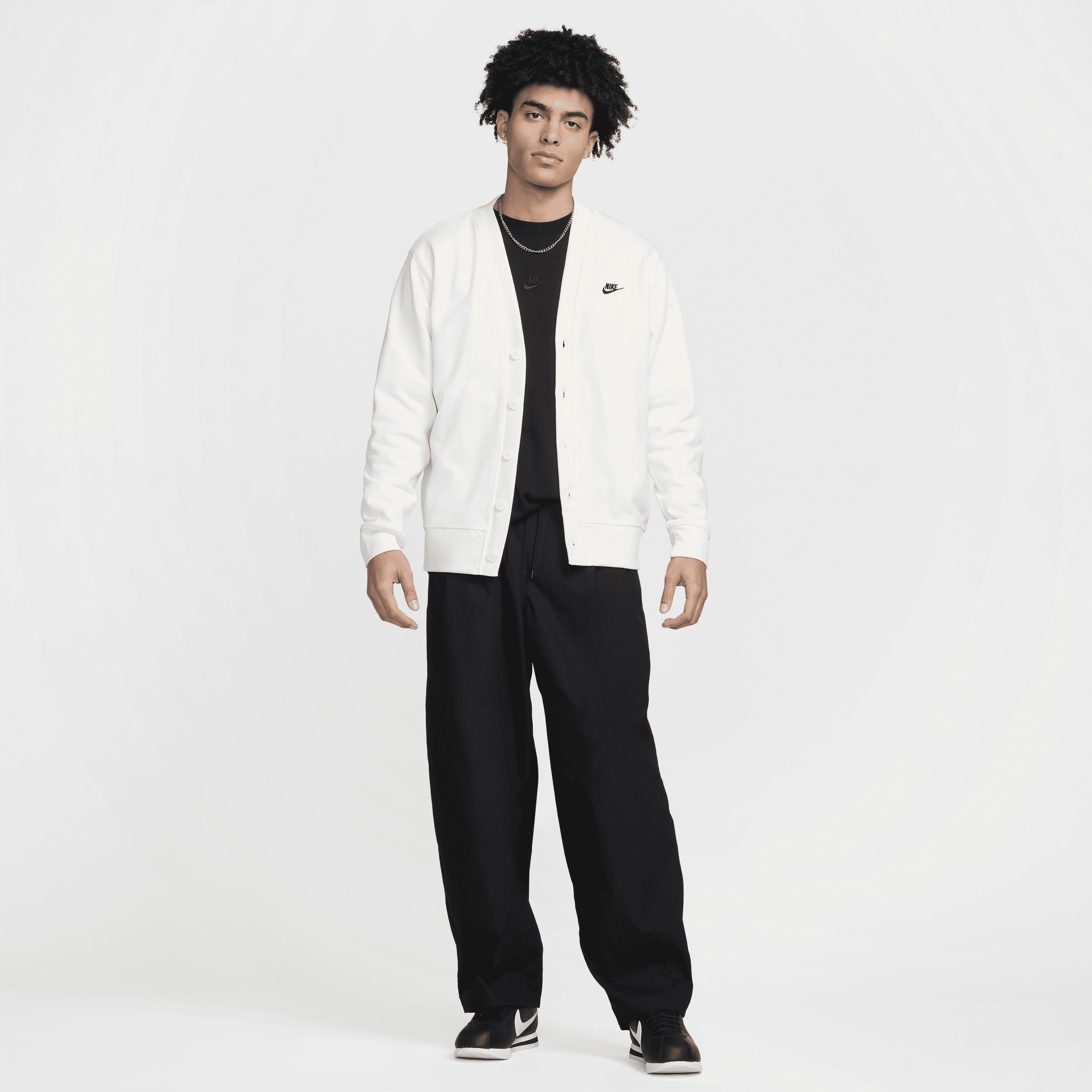 Nike Mens Nike Club Fairway Cardigan - Mens Sail/Black Product Image