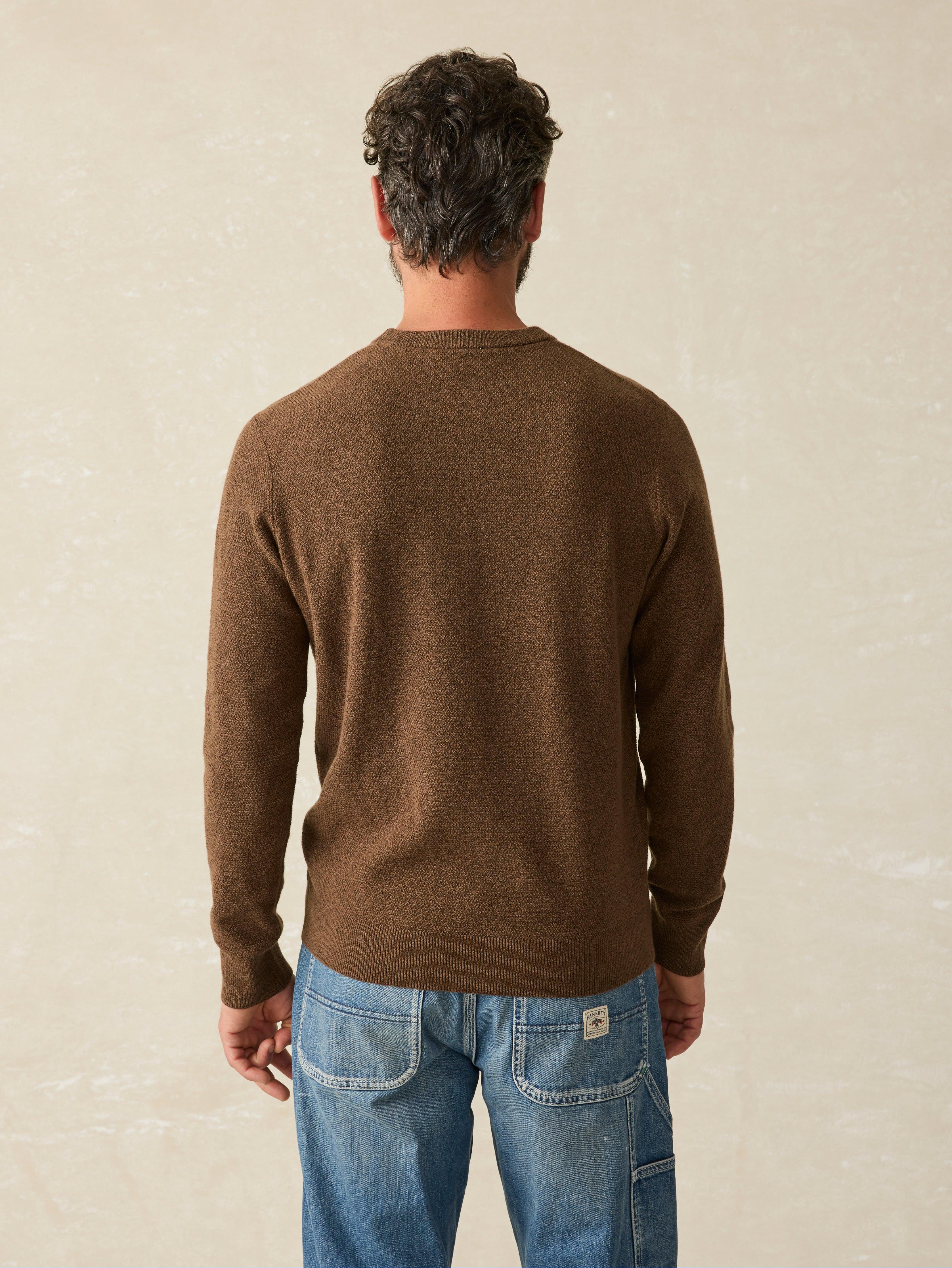 Jackson Crew Sweater - Trail Brown Heather Male Product Image