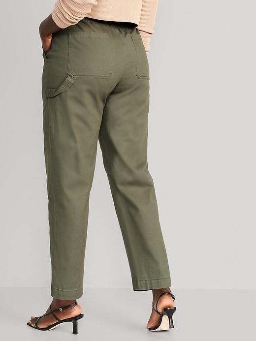 High-Waisted Pulla Utility Pants Product Image