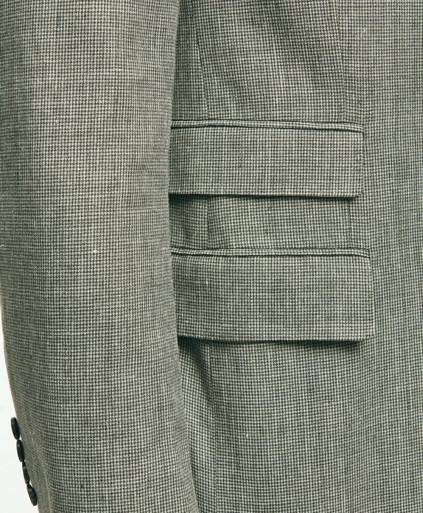 Classic Fit 1818 Houndstooth Suit In Linen-Wool Blend Product Image