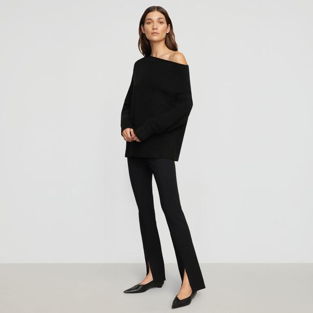 Cass Front-Split Ponte Stretch Pant Product Image