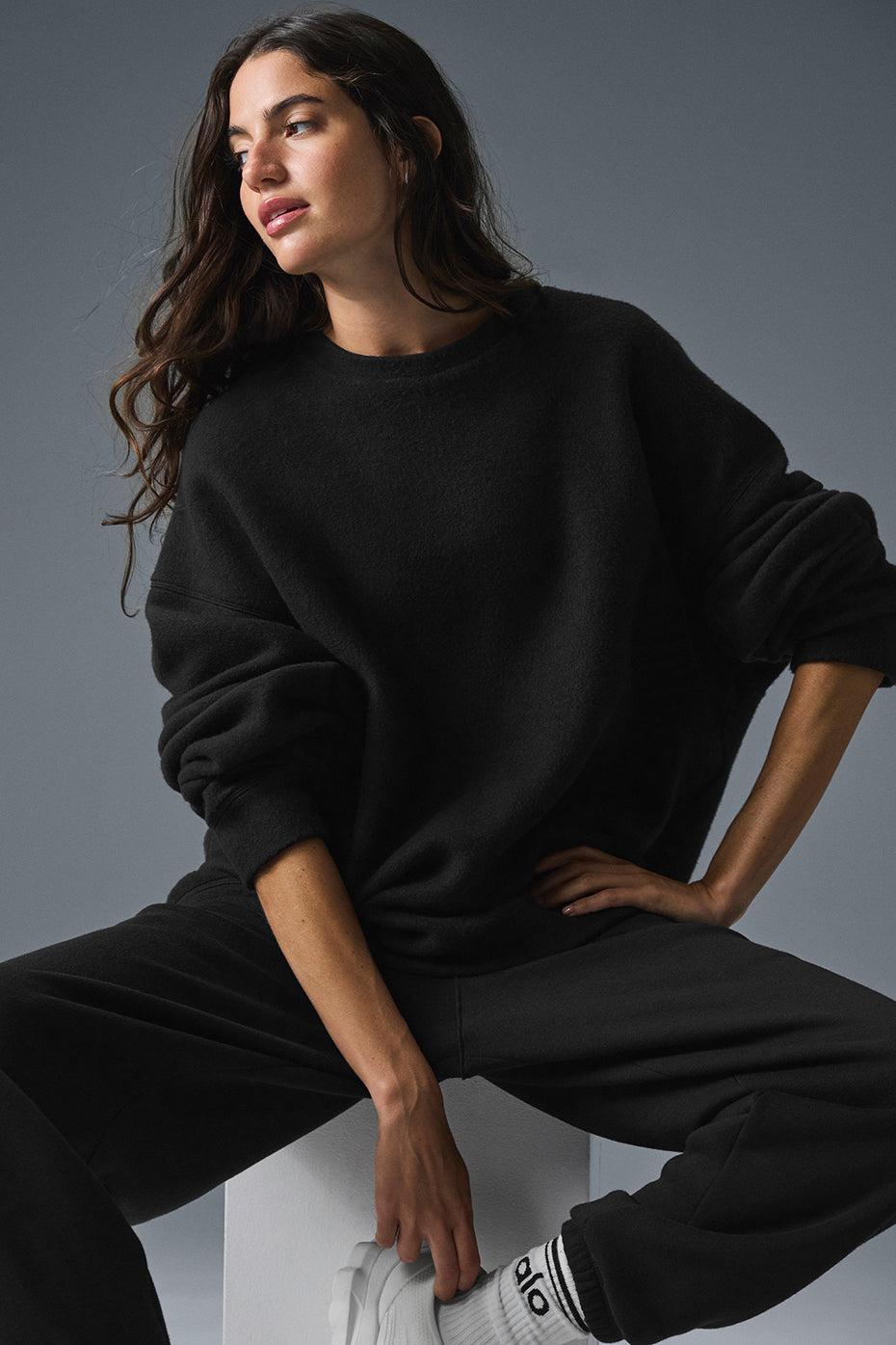 Triumph Restore Crew Neck Sweatshirt - Black Female Product Image