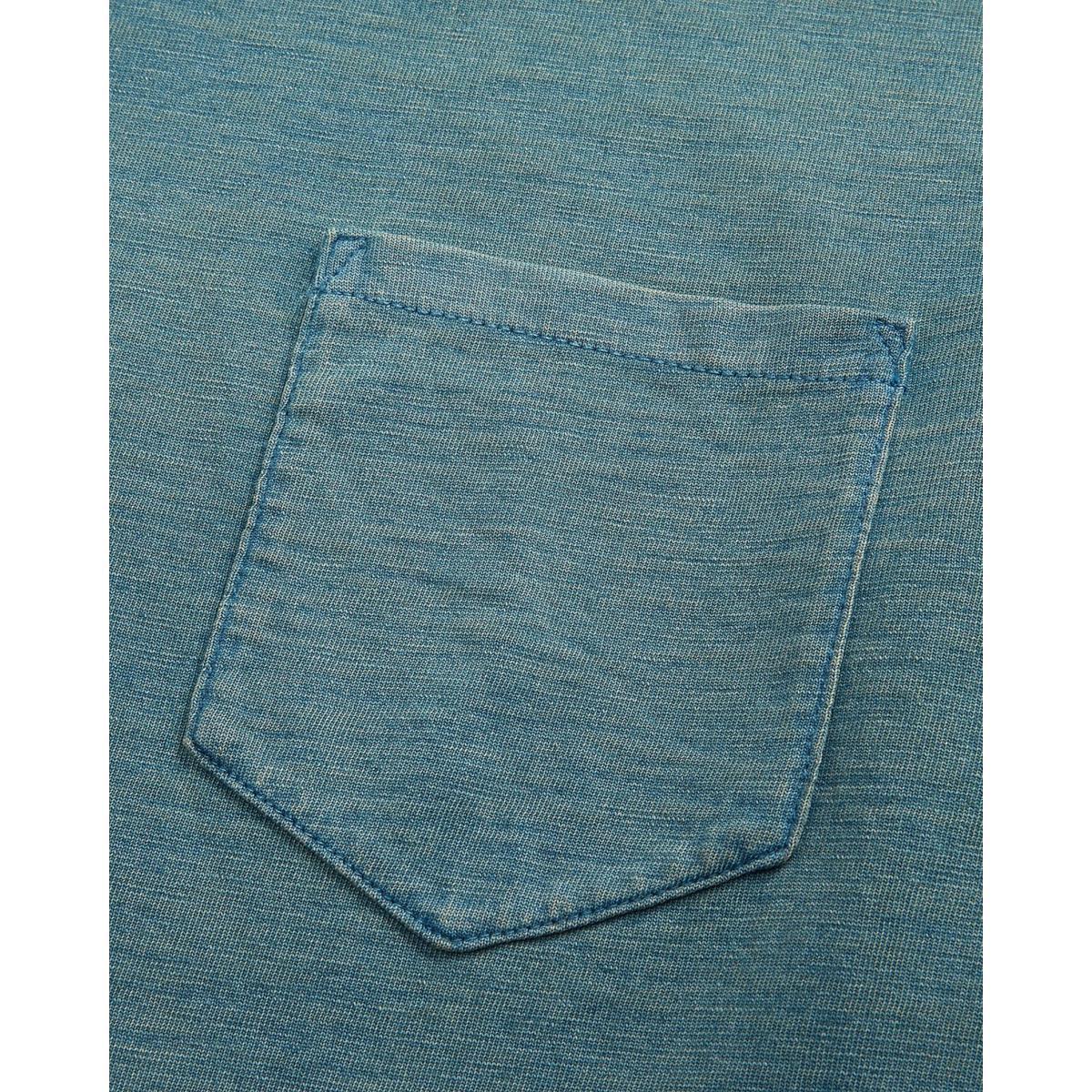 Indigo Jersey Pocket T-Shirt Washed Blue Indigo Product Image