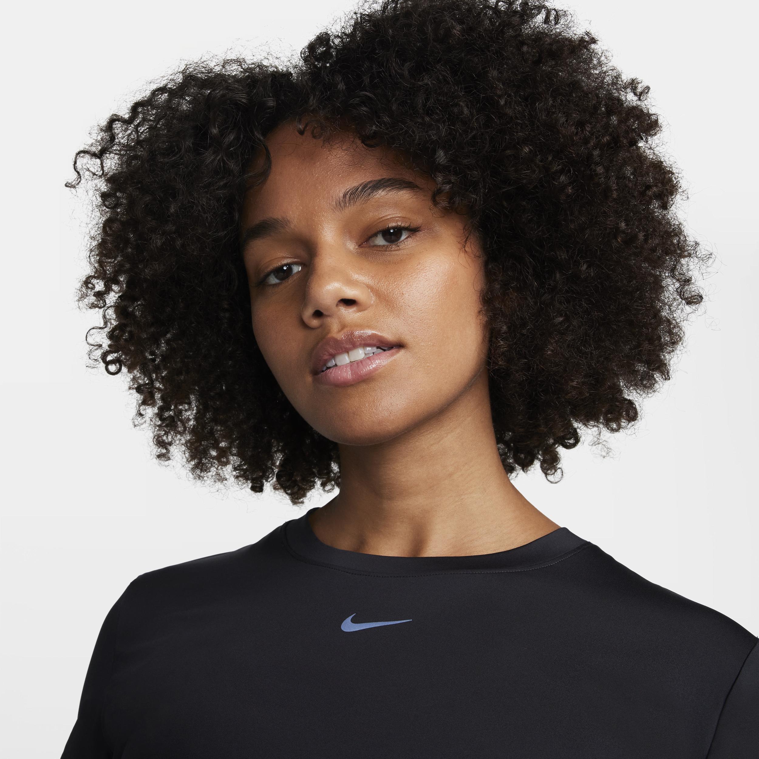 Womens Nike One Dri-FIT Crop Short Sleeve Top Product Image