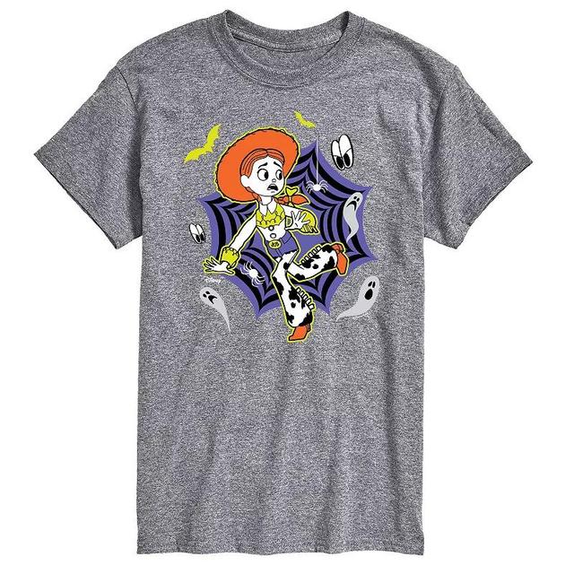 Disney / Pixars Toy Story Big & Tall Jessie Web Graphic Tee, Mens Blue Product Image