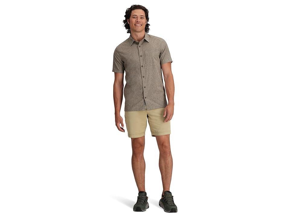 Royal Robbins Hempline Short Sleeve Shirt (Sea) Men's Clothing Product Image