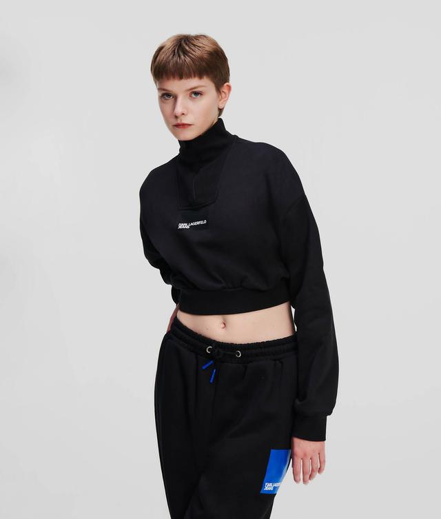 KLJ CROPPED HALF-ZIP SWEATSHIRT Product Image