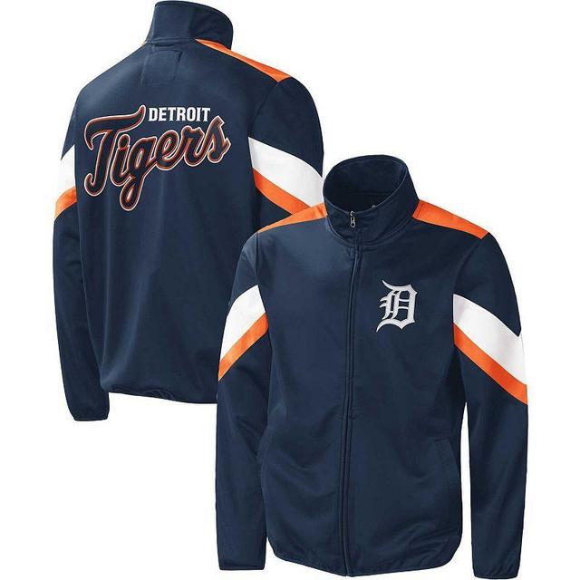 Mens G-III Sports by Carl Banks Detroit Tigers Earned Run Full-Zip Jacket Blue Product Image