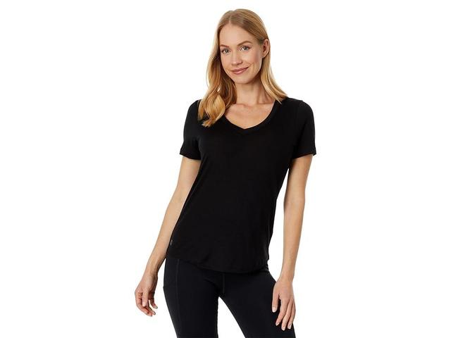 Smartwool Active Ultralite V-Neck Short Sleeve Women's Clothing Product Image