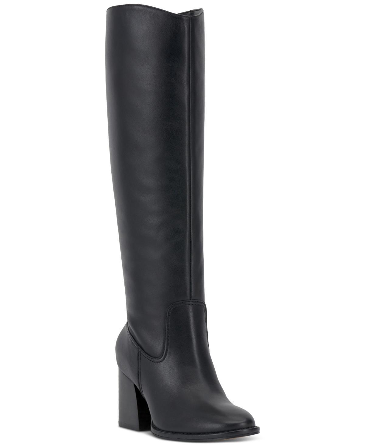 Vince Camuto Womens Leila Block-Heel Knee-High Boots Product Image