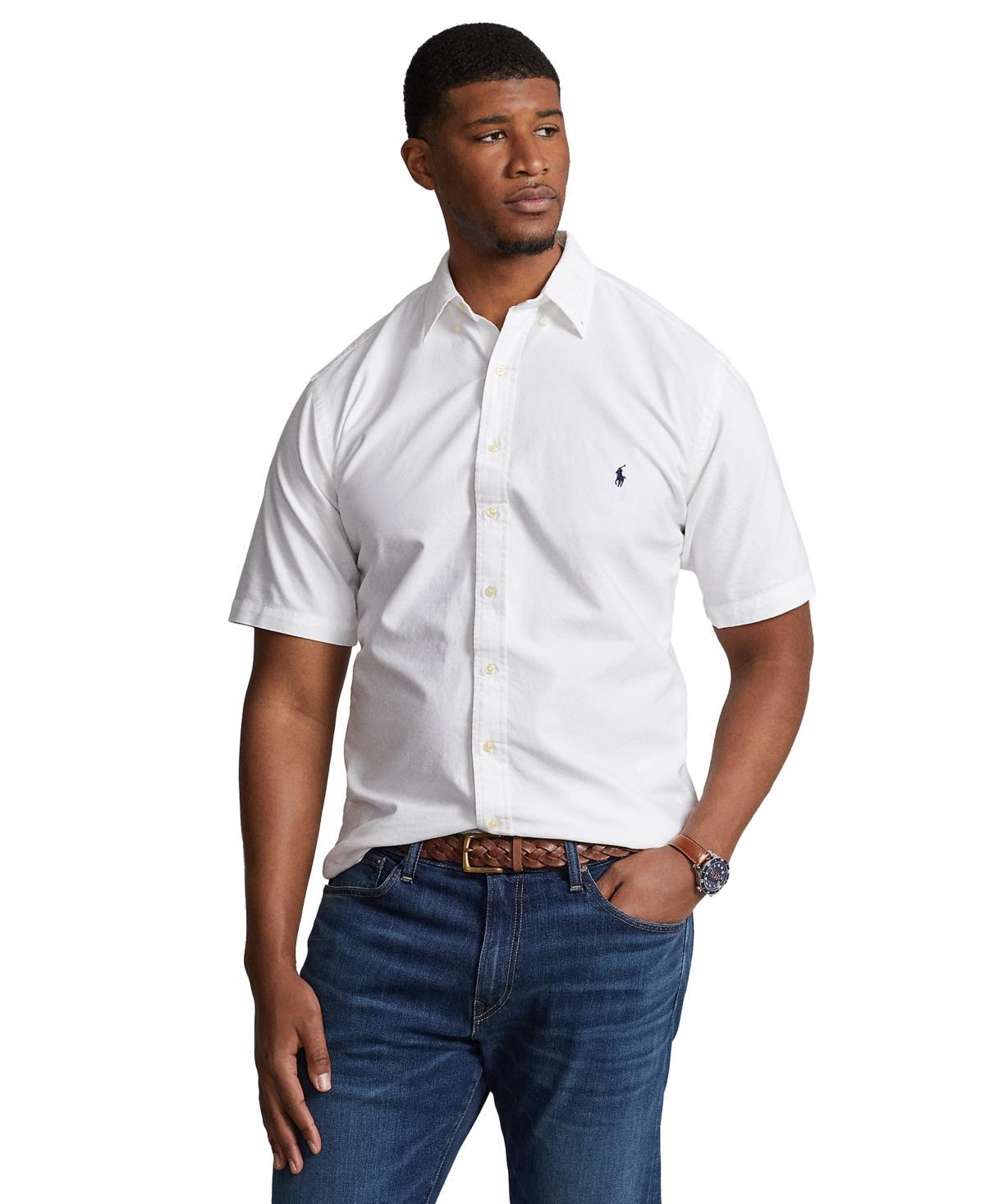 Polo Ralph Lauren Big  Tall Short Sleeve Oxford Woven Shirt Product Image