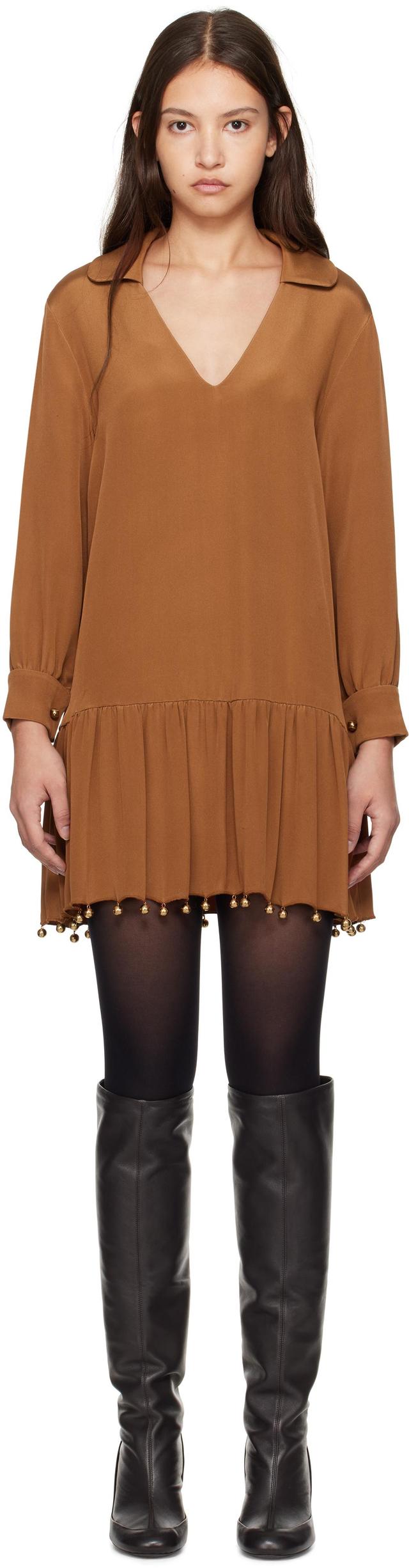 Tan Eddy Minidress Product Image