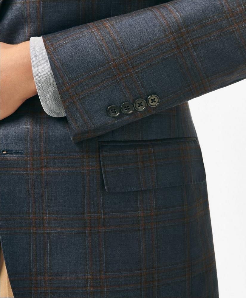 Traditional Fit Checked Sport Coat in Wool Product Image