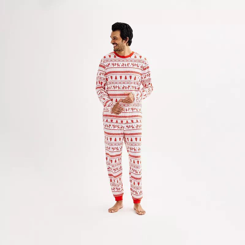 Mens Jammies For Your Families Pajama Top & Jogger Pajama Bottoms Set Product Image