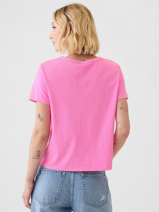 Organic Cotton Vintage Shrunken T-Shirt Product Image