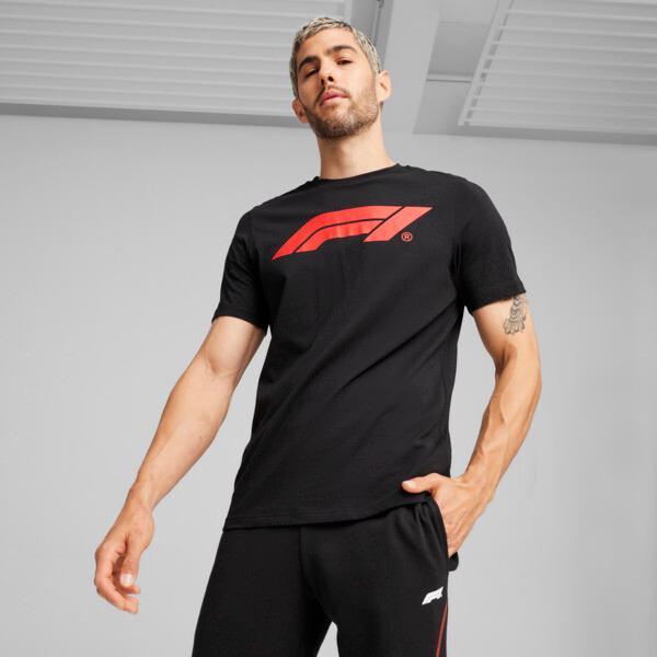 PUMA Mens PUMA Essential Logo T-Shirt - Mens Puma Black/White Product Image