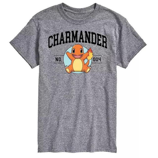 Mens Pokemon Charmander No. 4 Graphic Tee Med Grey Product Image