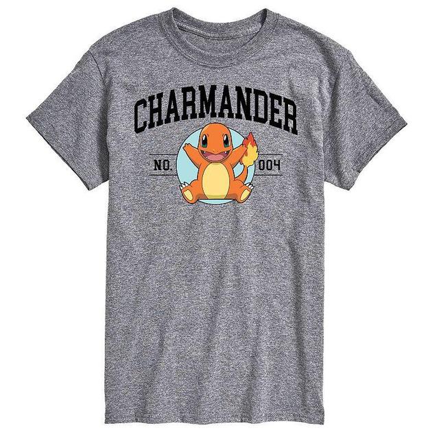 Big & Tall Pokemon Charmander Collegiate Graphic Tee, Mens Product Image