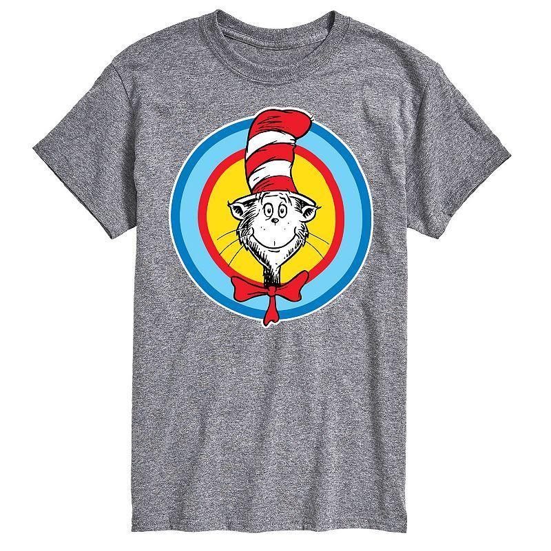 Big & Tall Dr Seuss Cat In Hat Smile Tee, Mens Product Image