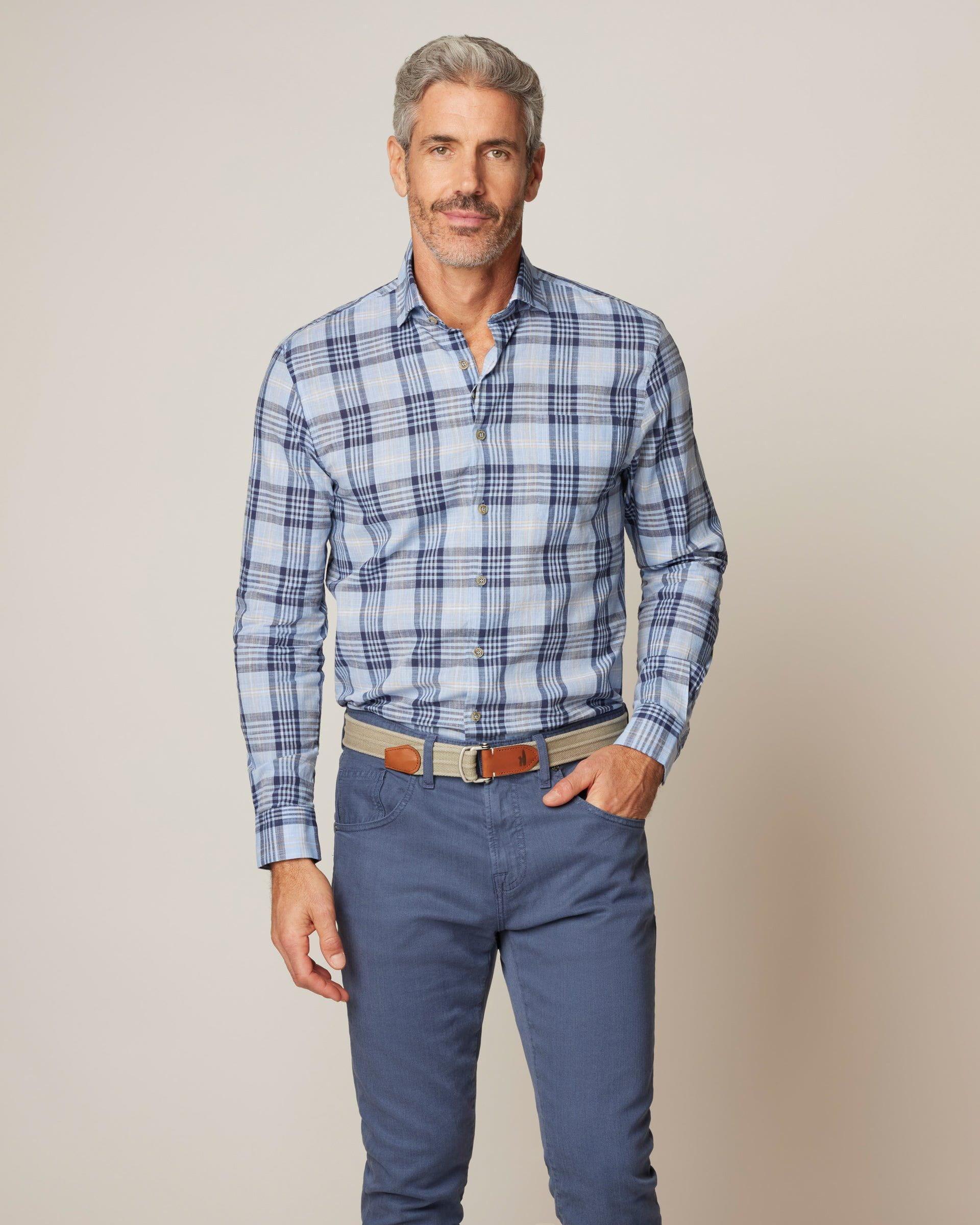 Micke Tucked Button Up Shirt Male Product Image