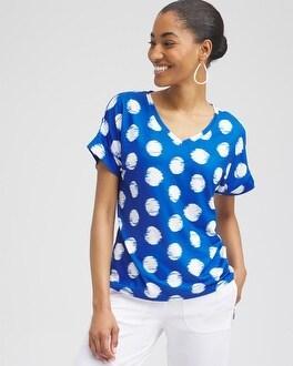 Zenergy® Dots Drop Shoulder Tee Product Image