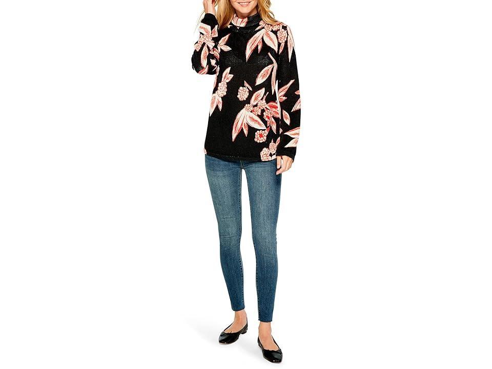 NIC+ZOE Blooming Tundra Sweater Multi) Women's Clothing Product Image